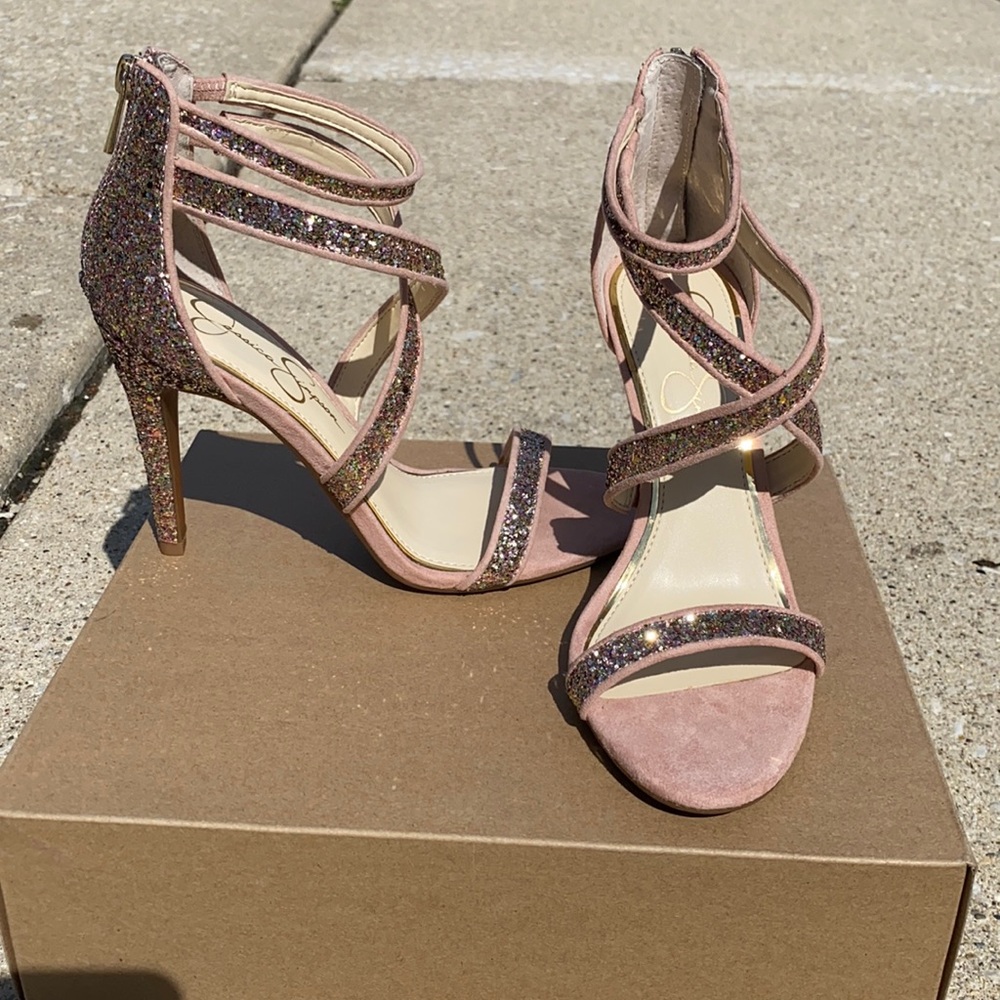 Glitter heels